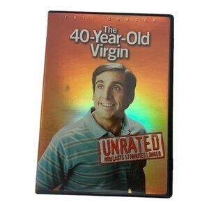 The 40-Year-Old Virgin DVD Full Screen Unrated Edition Comedy Movie
